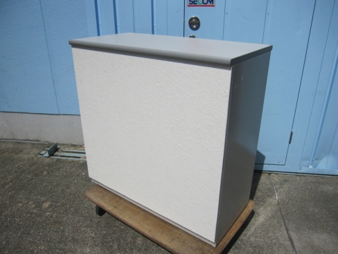 受付カウンター　900ｘ470ｘ900　ニューグレー　収納あり