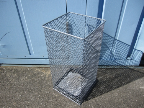 傘立て　210ｘ210ｘ440　シルバー