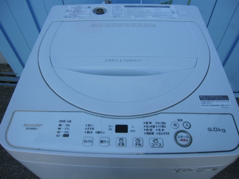 洗濯機６ｋｇ　シャープ　ES-GE6EJ　2021年製