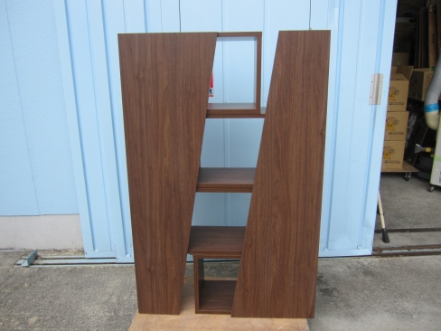 木製棚　650～910ｘ310ｘ1410
