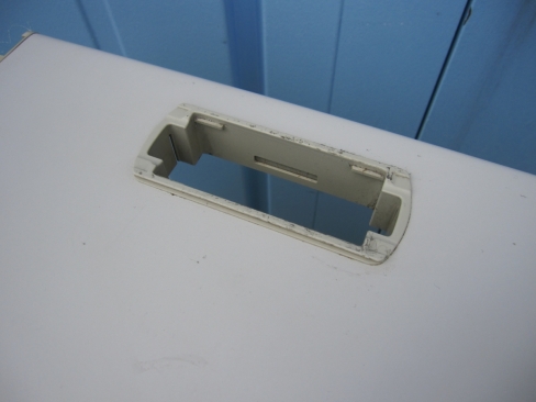 事務机　平デスク　1000ｘ700ｘ700　ニューグレー　配線カバー及び天板サイド部材1か所無し