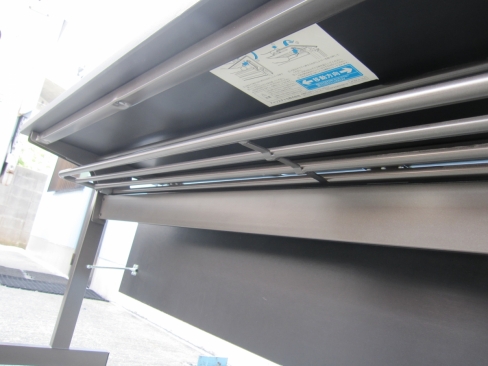 スタックテーブル　ホワイト　1800ｘ450ｘ700　幕板付き　