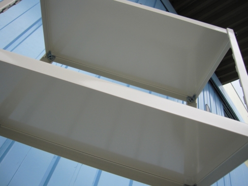 軽量ラック　610ｘ310ｘ1180　ホワイト