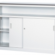 「新品」 受付カウンター 中棚付 鍵付 ホワイト 日本製 PCVA-12HST-G