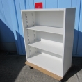 オープン書庫 ホワイト 生興製 880x380x1110