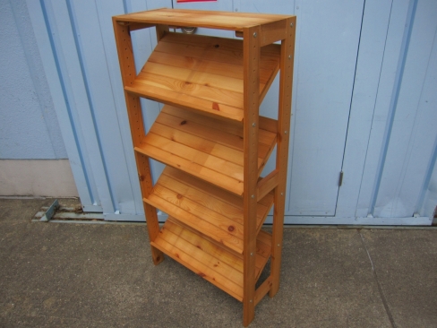 木製カタログスタンド　590ｘ250ｘ1190