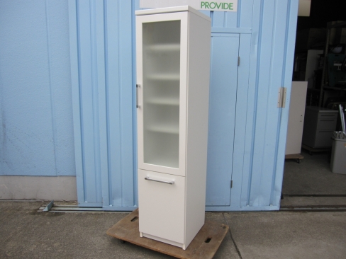 食器棚　ホワイト　405ｘ500ｘ1760