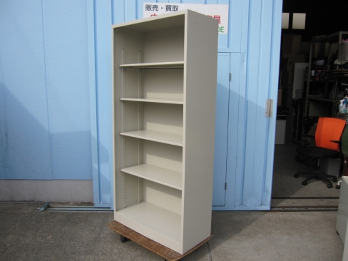 オープン書庫　ニューグレー　880ｘ400ｘ1860