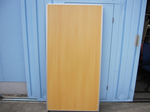 パーテーション　パネルのみ　木目チーク　900ｘ1800　カグクロ製