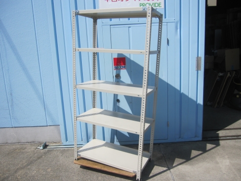 セミボルトレスラック　ニューグレー　890ｘ465ｘ1800