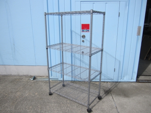 メタルラック　900ｘ450ｘ1560　キャスター付き