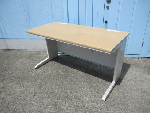 事務机　平デスク　1400ｘ700ｘ720　生興製　木目チーク