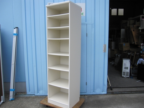 特価！　木製棚　ホワイト　540ｘ450ｘ2000