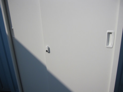 引違い書庫　鍵あり　ホワイト　880ｘ380ｘ1860