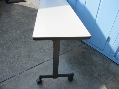 特価！　会議テーブル　スタックテーブル　ニューグレー　1500ｘ450ｘ700