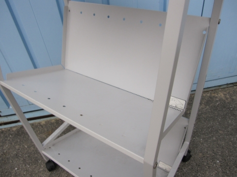 移動式本立て　ニューグレー　550ｘ390ｘ890　ワゴン　ラック