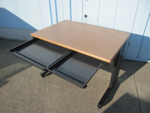 事務机　平デスク　1000ｘ700ｘ700　ブラック　プラス製