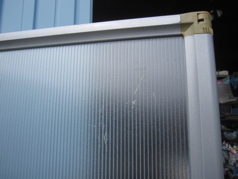 3連パーテーション　半透明　900+1200+900ｘ1830