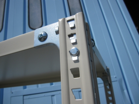 セミボルトレスラック　ニューグレー　890ｘ465ｘ1800