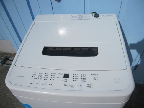 ２０２３年製　アイリスオーヤマ製　洗濯機5.0kg　IAW-T504