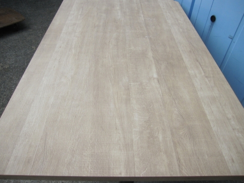 会議テーブル　チーク　1500ｘ900ｘ720　Ｔ字脚