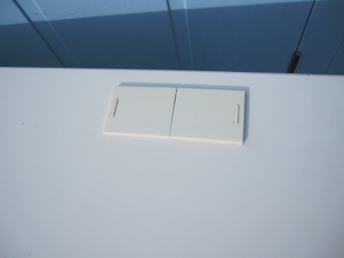 事務机　片袖デスク　ホワイト　鍵無し　1000ｘ700ｘ700