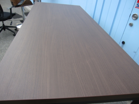 ハイテーブル　1800ｘ750ｘ1000　木目ダークブラウン　カウンターテーブル