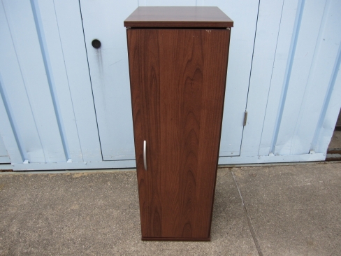 扉付き木製シューズボックス　300ｘ350ｘ910