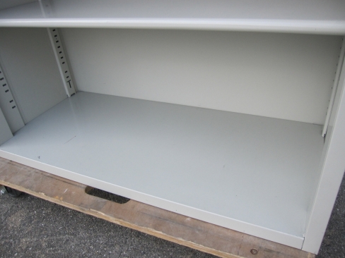 オープン書庫　ニューグレー　880ｘ400ｘ730　プラス製