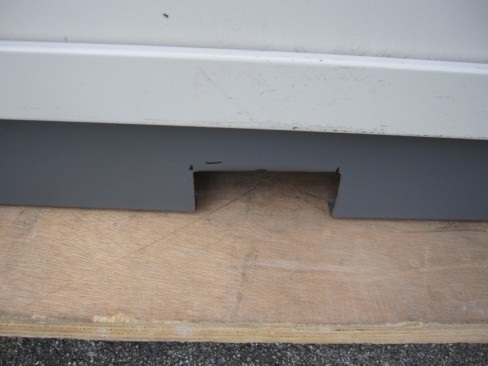 上下書庫セット　鍵あり　ニューグレー　880ｘ515ｘ1820　ベース穴あけ加工あり