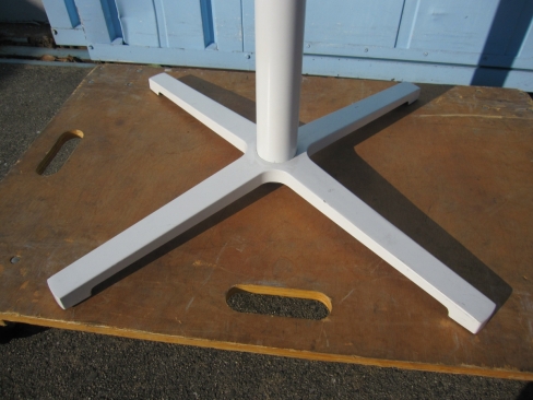 丸テーブル　木目チーク　φ900　H720