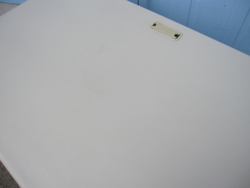 特価！　事務机　平デスク　1200ｘ700ｘ700　ニューグレー　プラス製