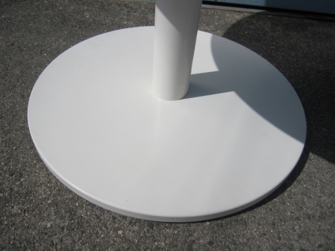 丸テーブル　φ600　H495　木目　オカムラ製アルトピッツア　MB521C MW71