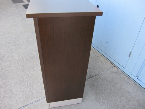 特価！　受付カウンター　1200ｘ450ｘ1000　ダークブラウン　ハイカウンター　