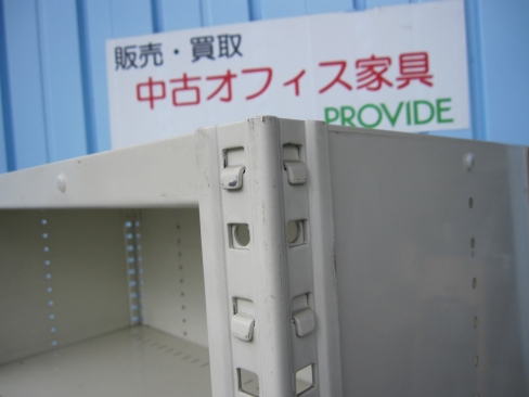 ボルトレスラック　天地６段　横板・背板あり　ニューグレー　900ｘ450ｘ1800　オカムラ製