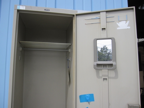 1人用ロッカー　鍵あり　ニューグレー　455ｘ515ｘ1790