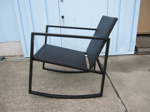 ロッキングチェア　580ｘ750ｘ780ｘSH380　ブラック