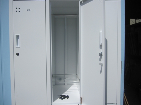 ６人用ロッカー　ホワイト　鍵あり　900ｘ515ｘ1790