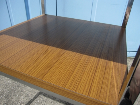 電話台　450ｘ450ｘ700　木目