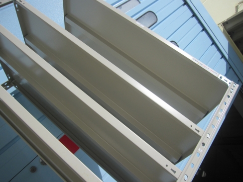 セミボルトレスラック　耐荷重150ｋｇ　1220ｘ610ｘ1810　ニューグレー