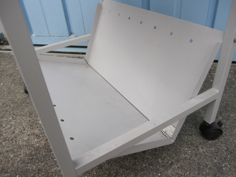 移動式本立て　ニューグレー　550ｘ390ｘ890　ワゴン　ラック