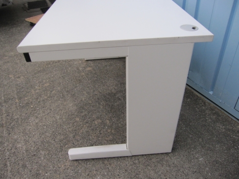 事務机　平デスク　ホワイト　1200ｘ700ｘ700