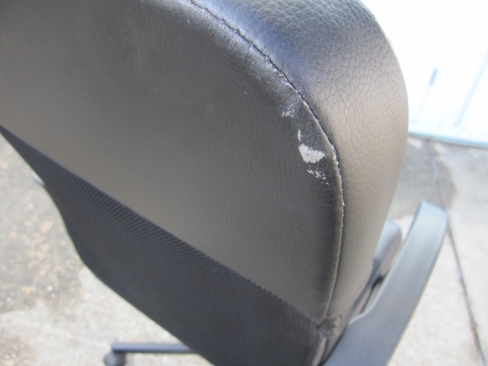 特価！　事務イス　イケア製　ブラック　肘あり　ハイバック