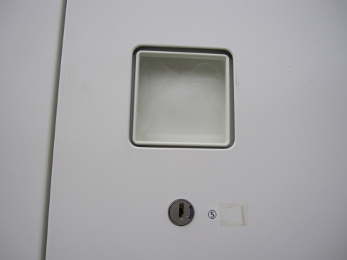 上下書庫セット　鍵あり　ホワイト　両開き/3段ラテラル　オカムラ製レクトライン