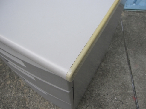 特価！　事務机　片袖デスク　ニューグレー　イトーキ製CZ　鍵無し　1000ｘ700ｘ700