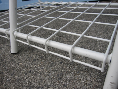 2列7段カタログスタンド　ホワイト　530ｘ450ｘ1420