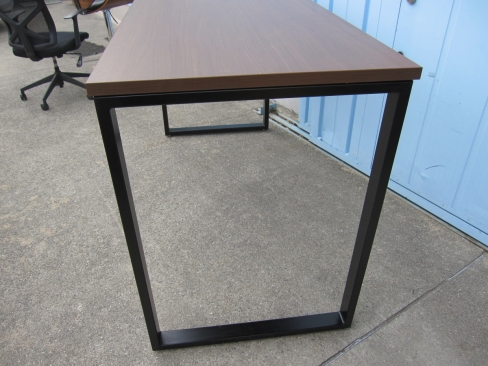 ハイテーブル　1800ｘ750ｘ1000　木目ダークブラウン　カウンターテーブル