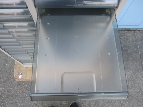 2列18段クリアケース　ニューグレー　590ｘ400ｘ880