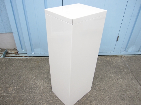 1列18段クリアケース　ホワイト　280ｘ340ｘ880