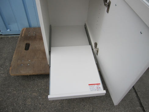 食器棚　ホワイト　405ｘ500ｘ1760